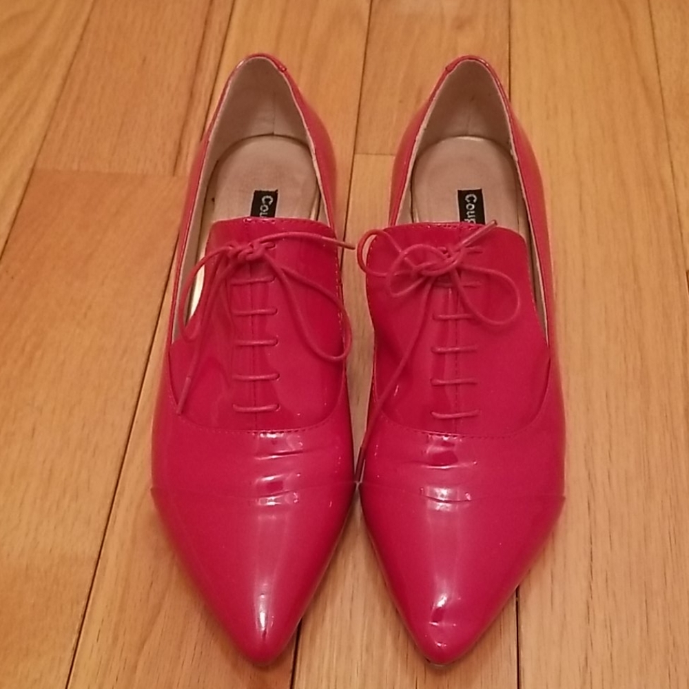 Red Patent shoes